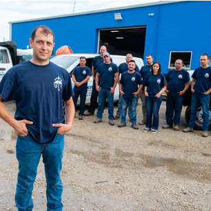 Basement waterproofing company staff serving Wilmette, Illinois