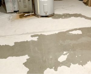 Flooded basement in Highland Park, Illinois