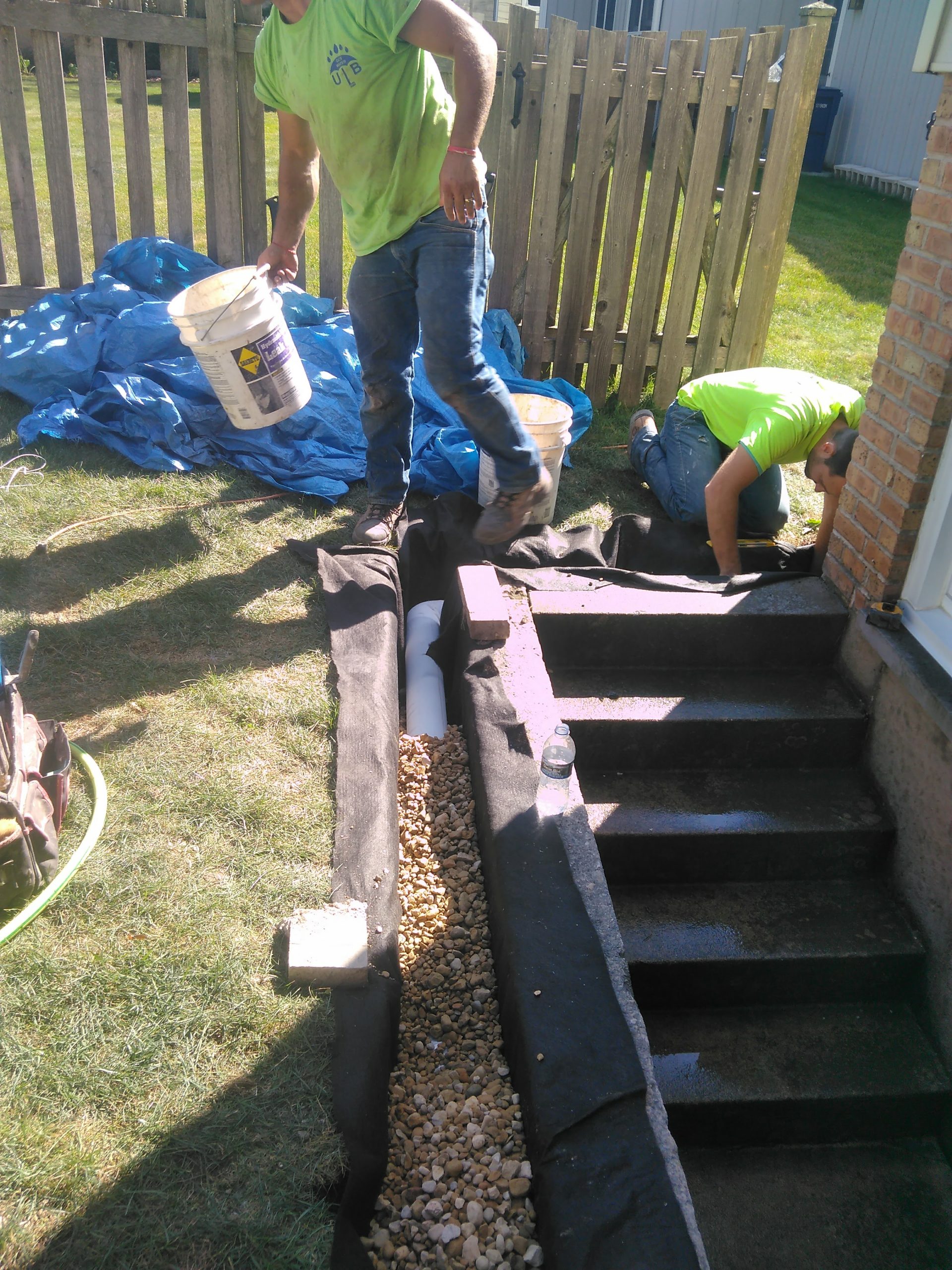 French Drain Installation