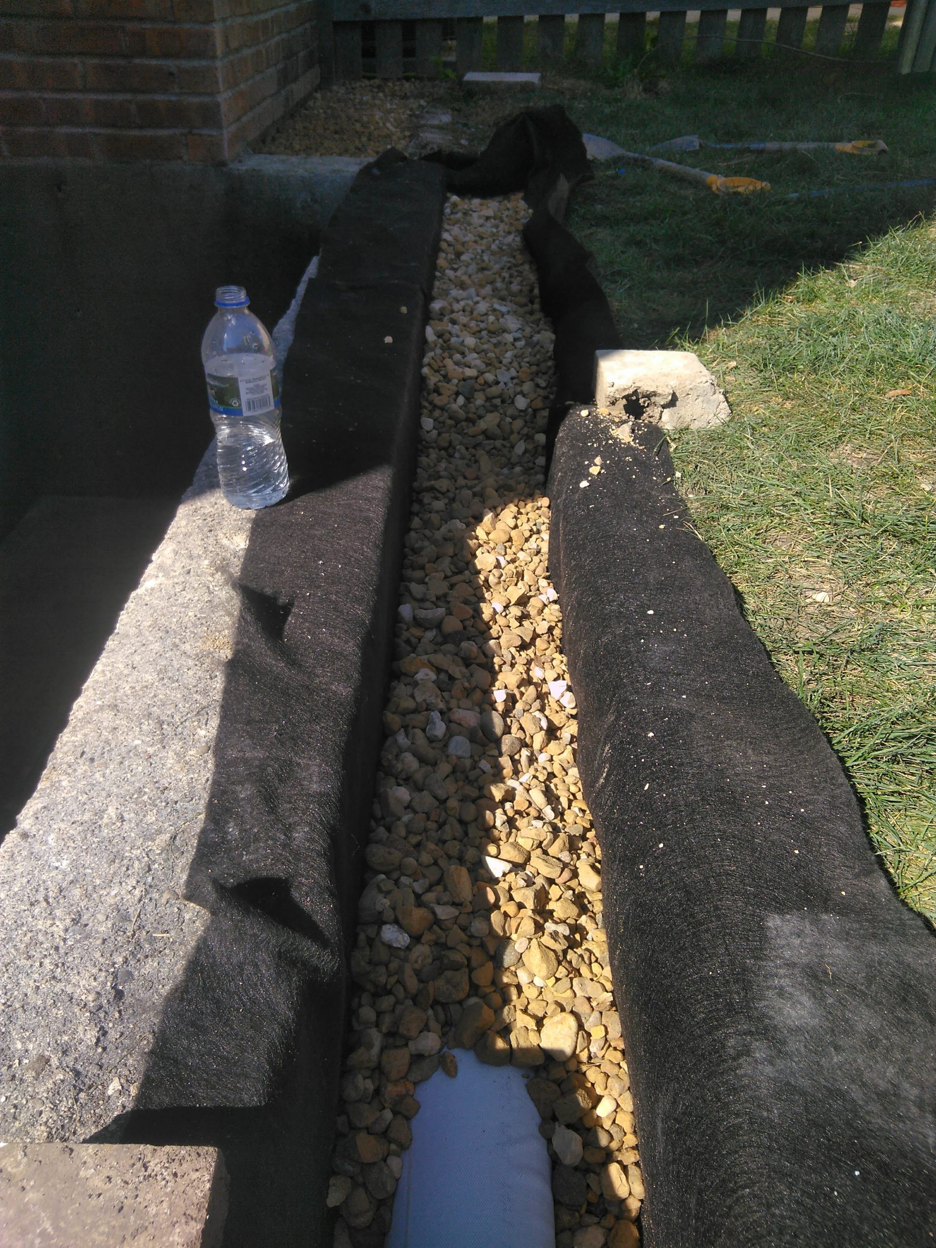 French Drain Installation 3