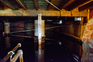 Flooded basement in Westmont, Illinois