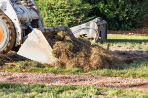 Yard grading contractor in Lake Forest Illinois